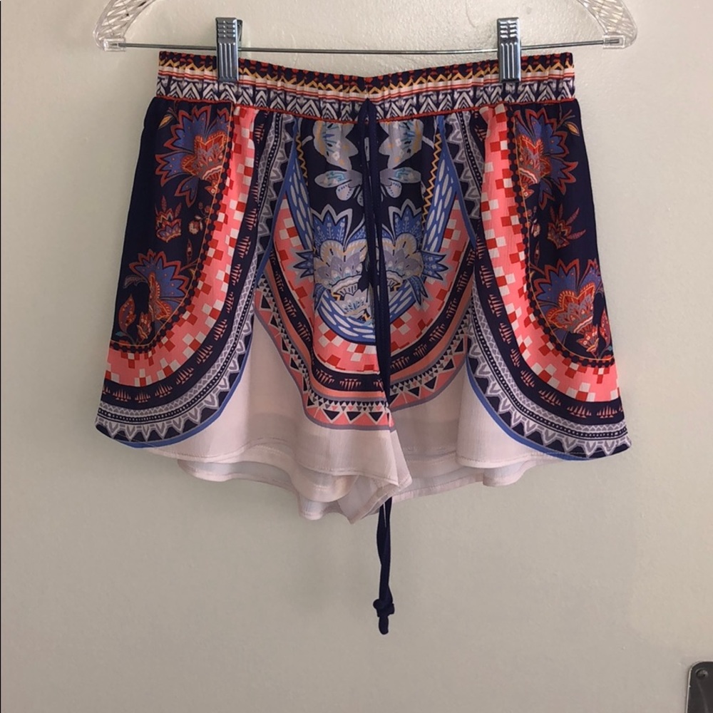 Silky Bohemian Style Shorts